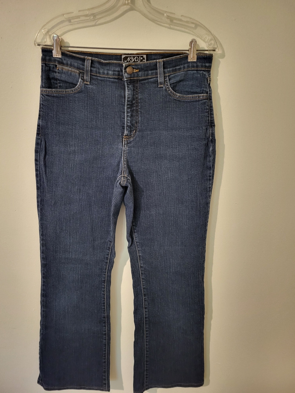 NYDJ Women's Dark Wash Jeans Comfort 30x28 Bootcut Hi Rise Western